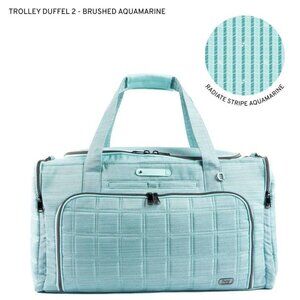 Lug Trolley Duffel 2 Oversized Travel Bag Brushed Aquamarine